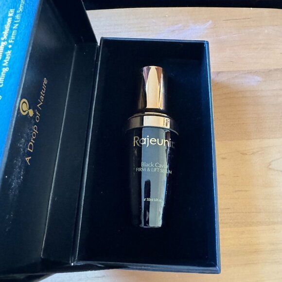 RAJEUNIR Black Caviar Firm N Lift Serum 1.01 oz Anti-aging  MSRP $225 SHIPS FREE - Picture 3 of 8